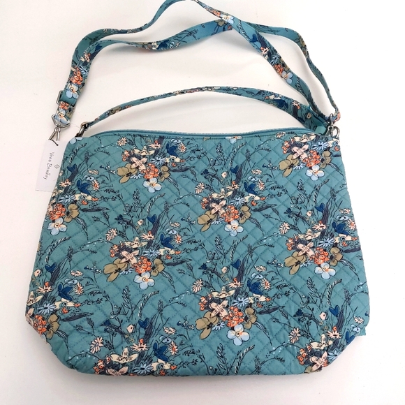 Sunlit Garden Sage Oversized Hobo Bag NWT - Picture 1 of 4